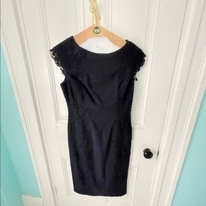 NWT! Maggy London Navy sheath dress. Size 4